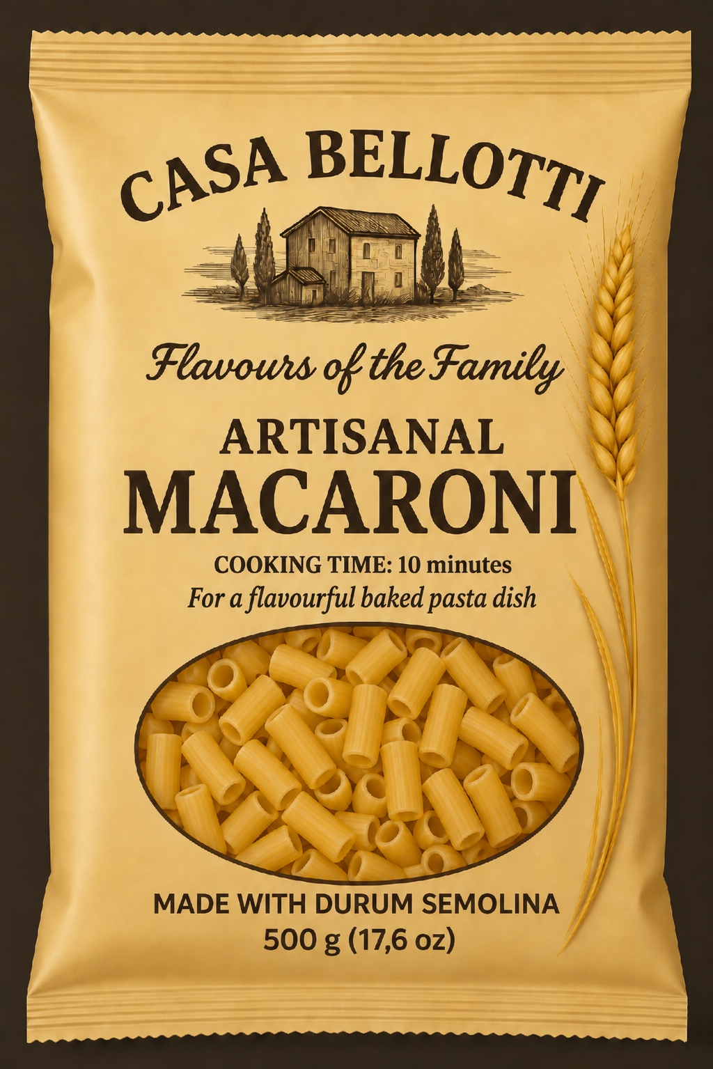 Casa Bellotti Macaroni pack